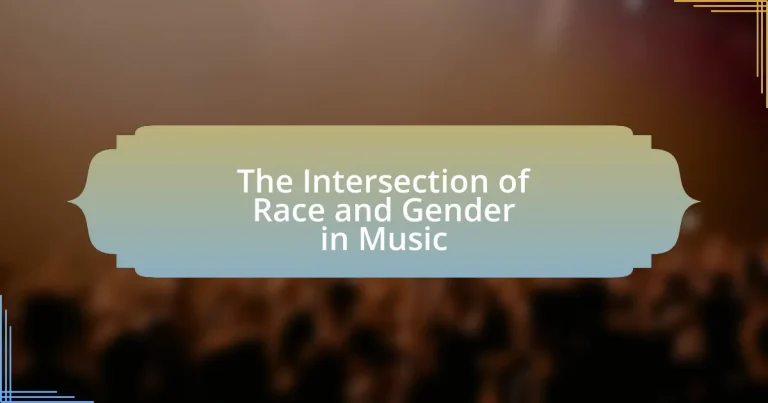The Intersection of Race and Gender in Music